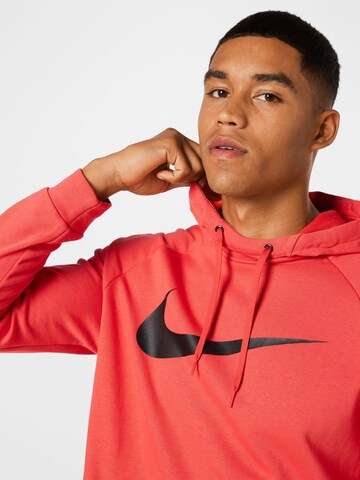 NIKE Sports sweatshirt in Red