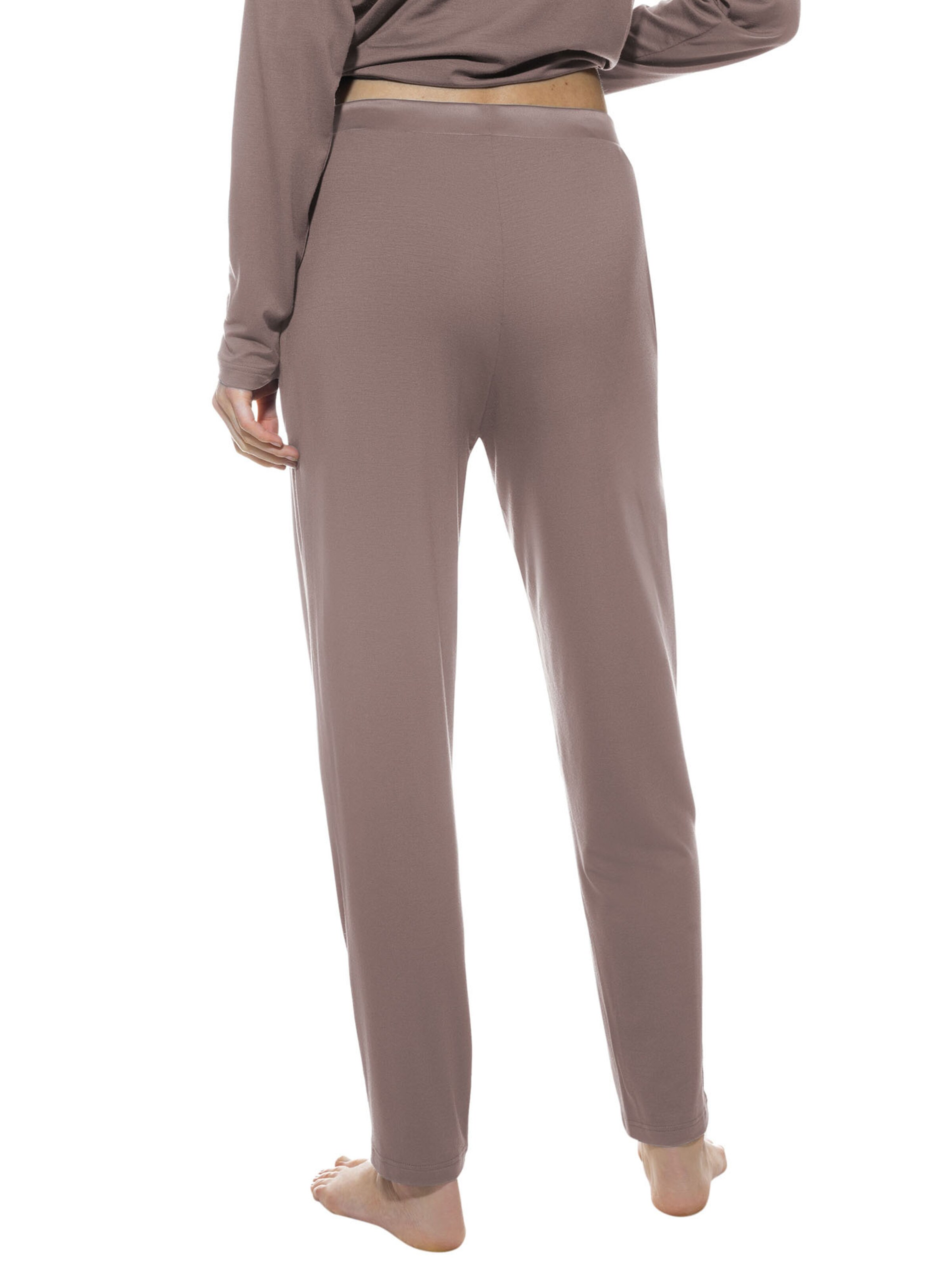 Skinny Pantalon de pyjama 'Pure Chic' Mey en marron