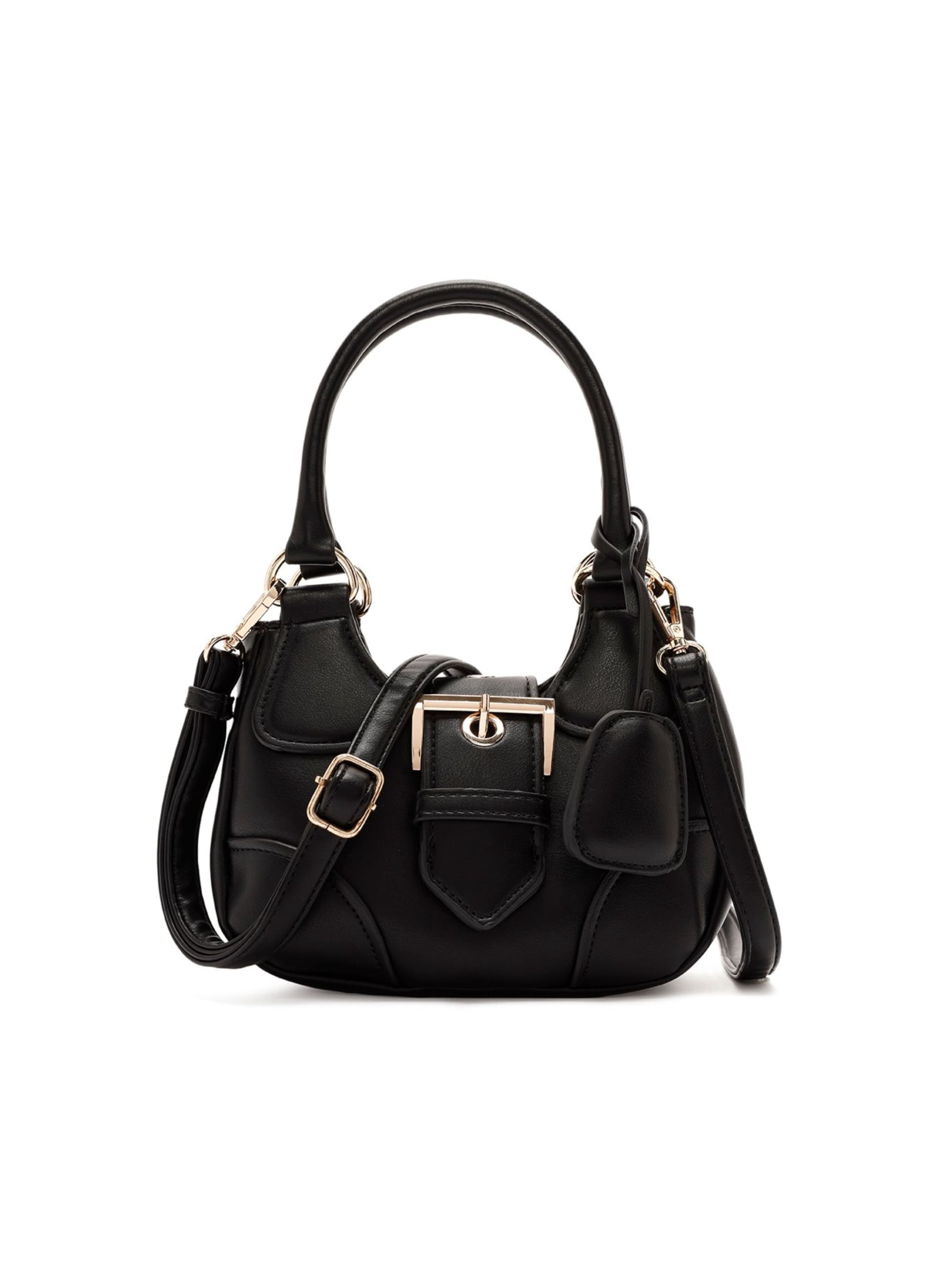 Derimod Schultertasche in Schwarz: Vorderseite
