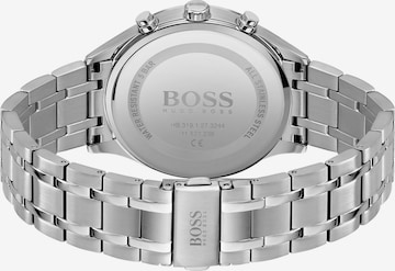 BOSS Black Analoguhr in Silber