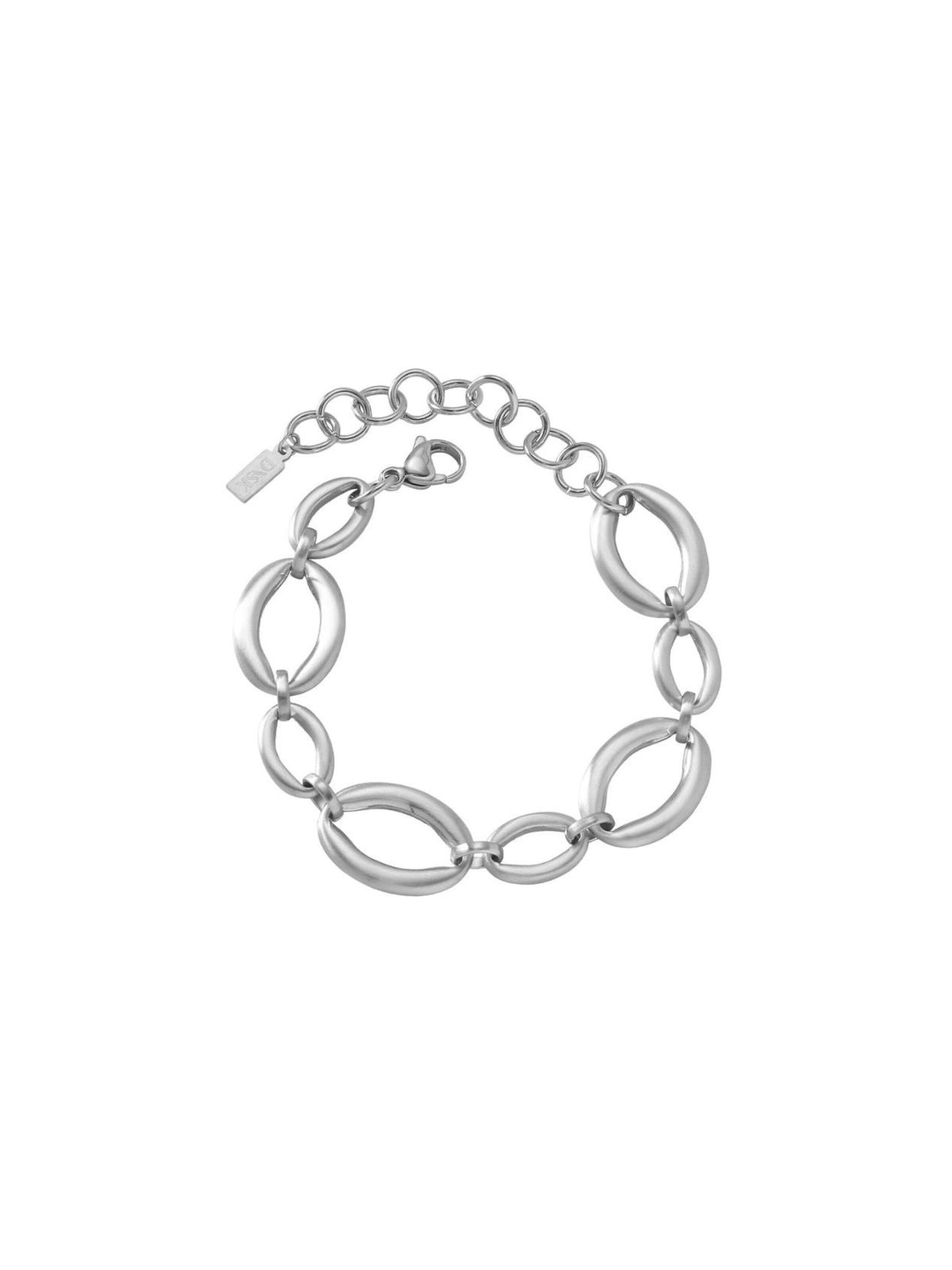DNSK Copenhagen Armband 'SIGRID' i silver: framsida