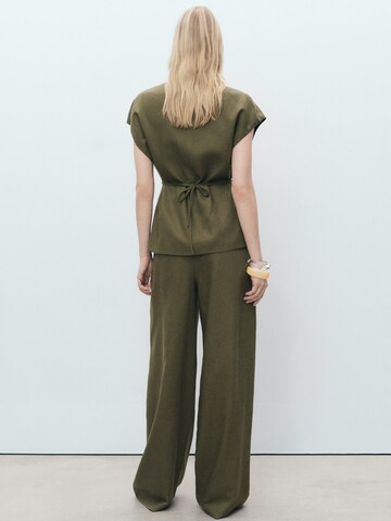 MANGO Blouse 'FERRARO' in Groen