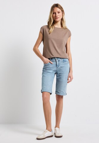 STREET ONE Slimfit Jeans in Blau
