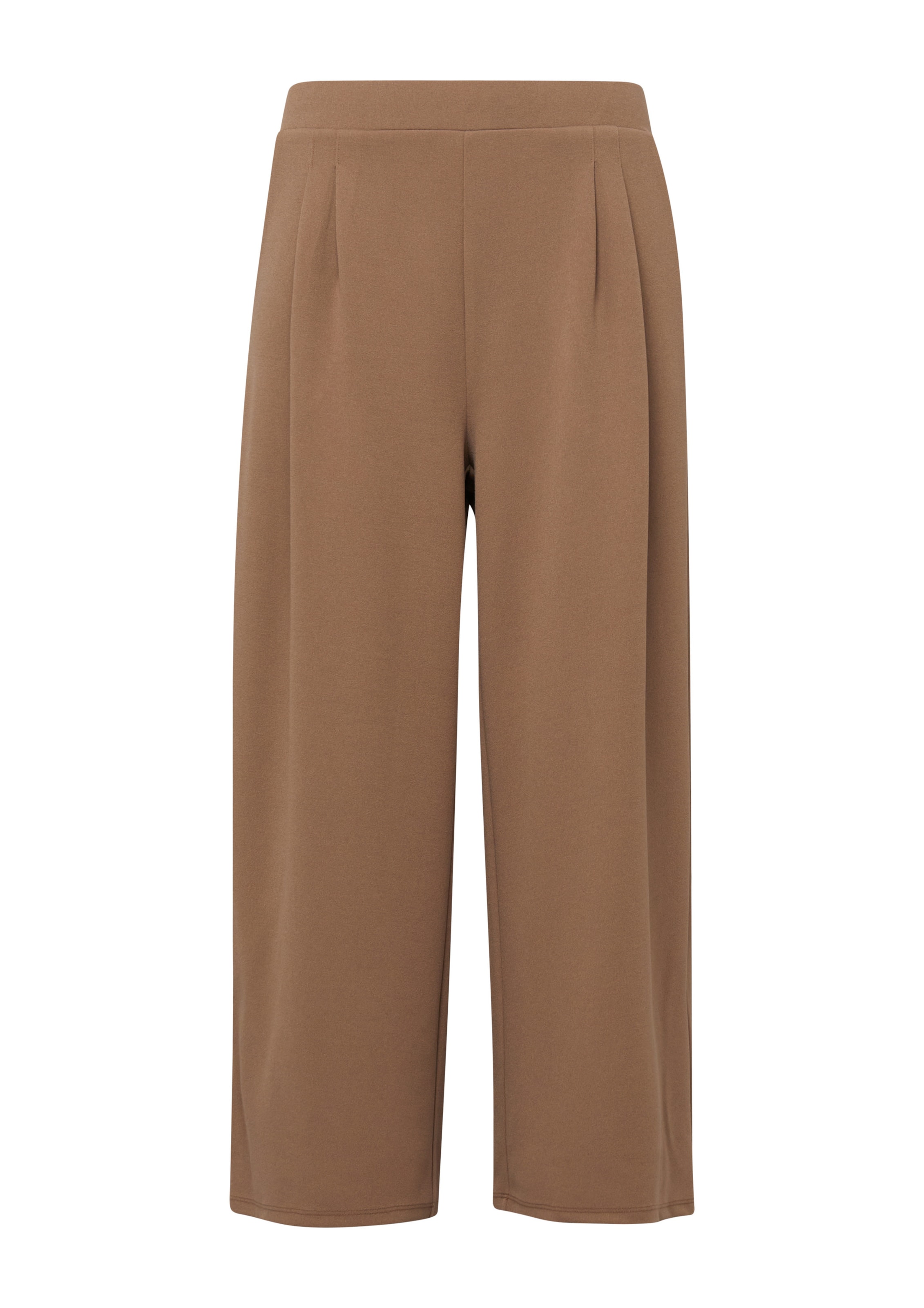 Wide Leg Pantalon s.Oliver en marron : devant