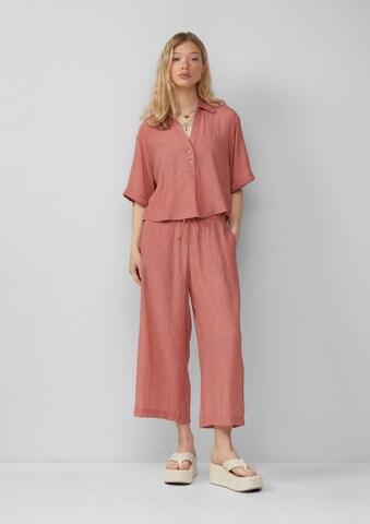QS Wide leg Trousers in Orange