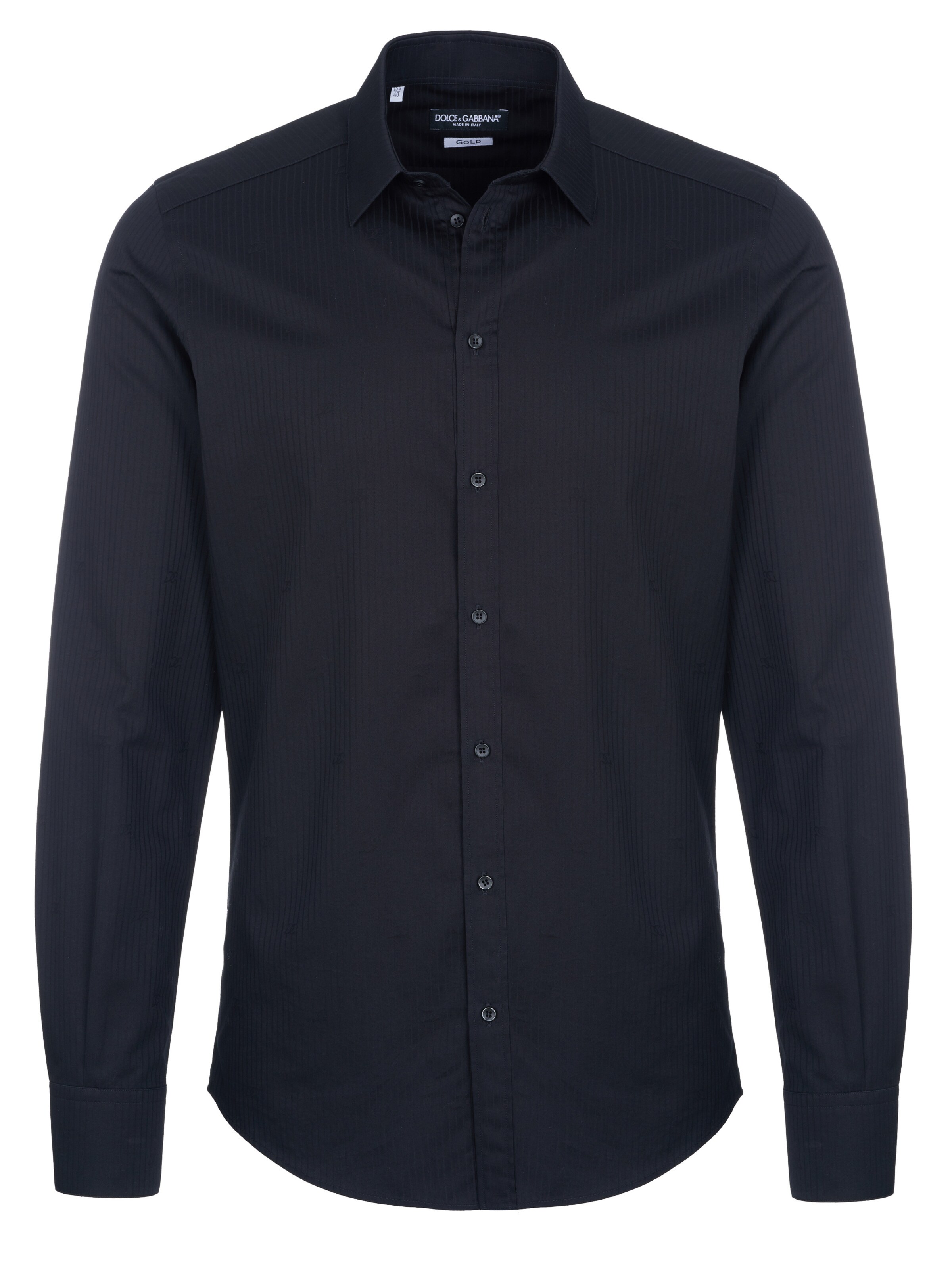 DOLCE & GABBANA Button Up Shirt in M in Black, Item view