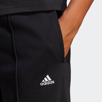 ADIDAS SPORTSWEAR Tapered Sports trousers 'Healing Crystals Inspired Graphics' in Black