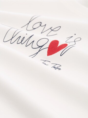 Maglietta di TOM TAILOR in bianco