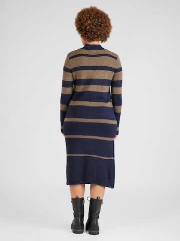 PIECES Curve Knitted dress 'SESILJE' in Blue