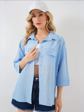 Bigdart Bluse in Blau