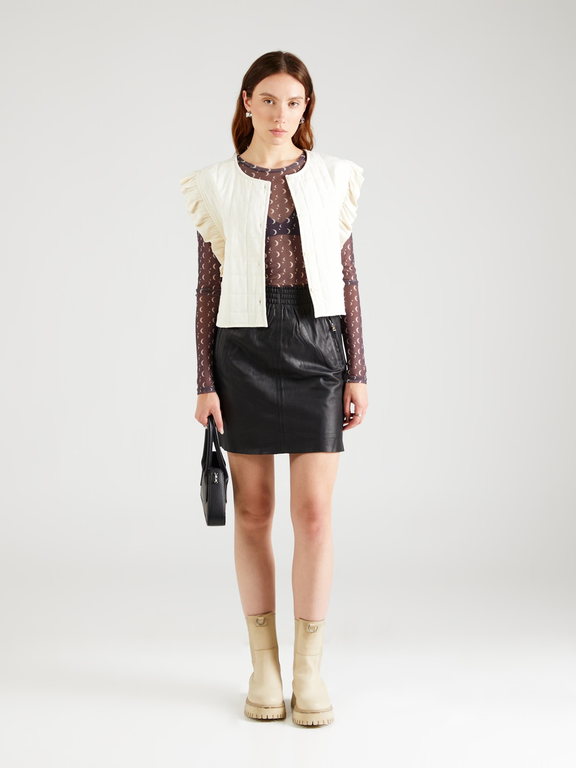 Ibana leren rok hotsell
