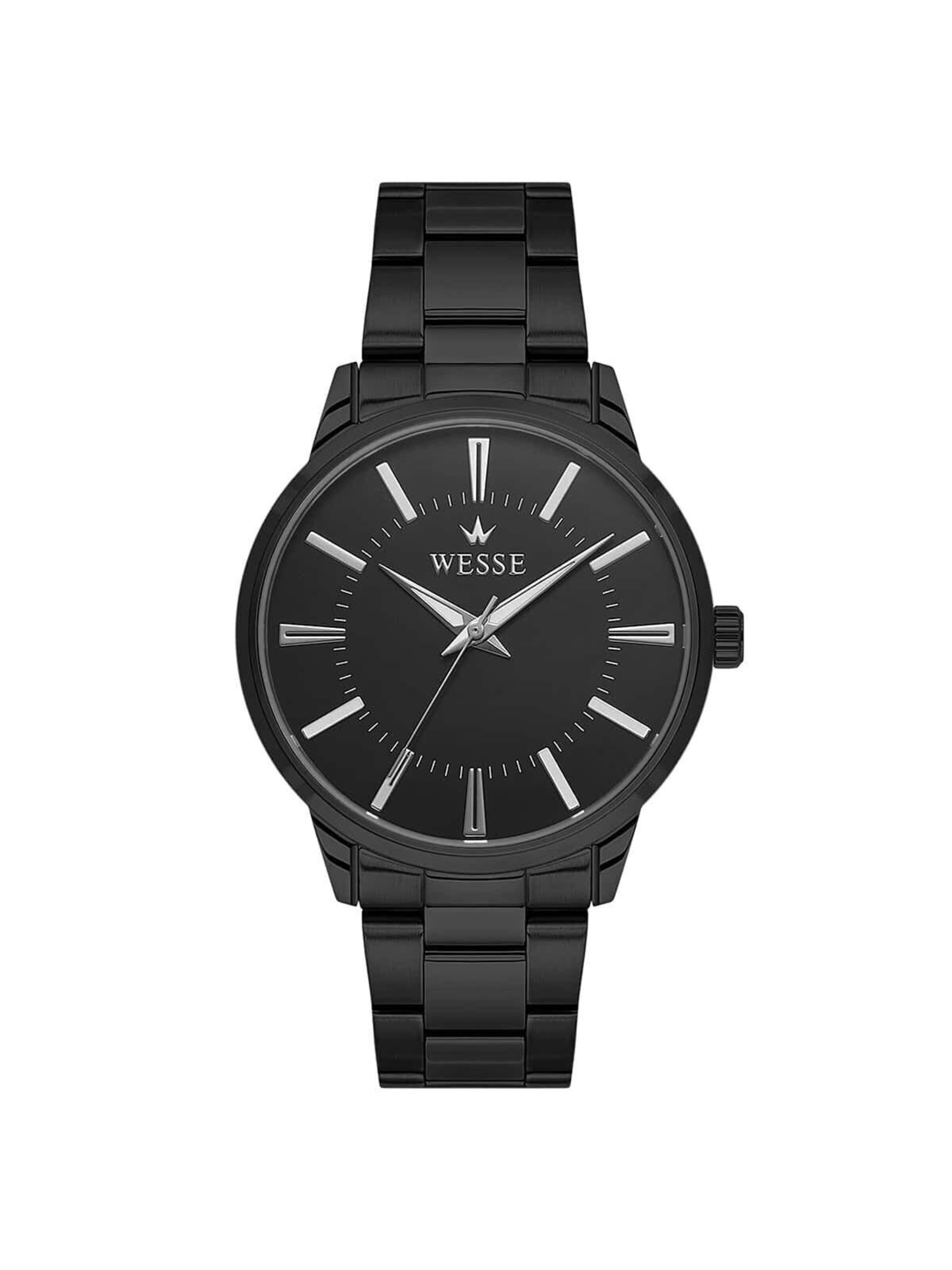 WESSE - Reloj analógico 'WWG203811' en negro: frente