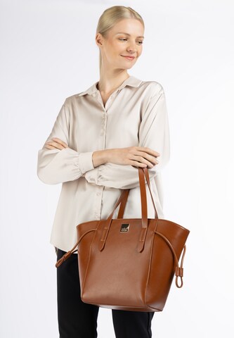 usha BLACK LABEL Shopper 'Nowles' in Brown: front