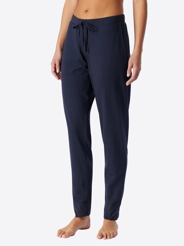 Pantalon de pyjama ' Mix & Relax ' SCHIESSER en bleu : devant