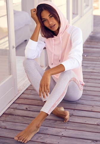 Sweat-shirt BENCH en rose : devant