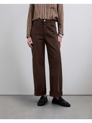 Scalpers Wide leg Jeans in Brown: front