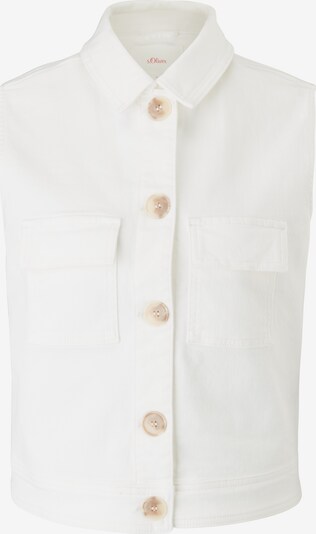 s.Oliver Veste, krāsa - balts džinsa, Preces skats