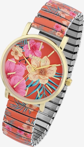 Raptor Analog Watch 'Frida Kahlo Edition, Mineralglas' in Orange: front