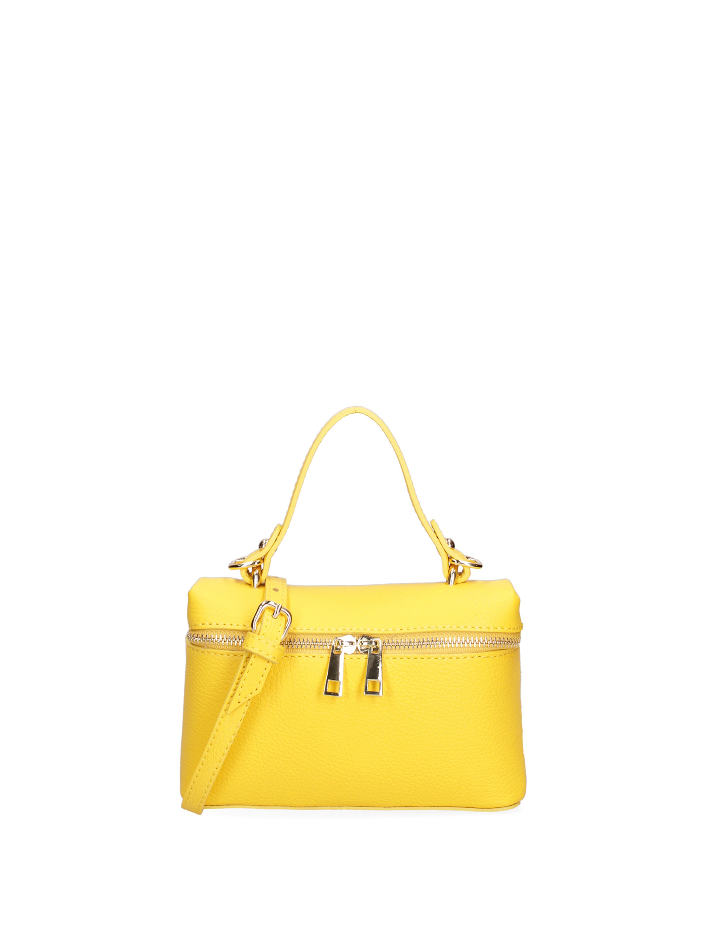 Roberta Rossi Handtas in Geel: voorkant