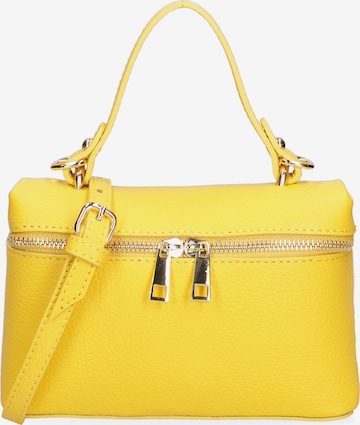 Borsa a mano di Roberta Rossi in giallo: frontale