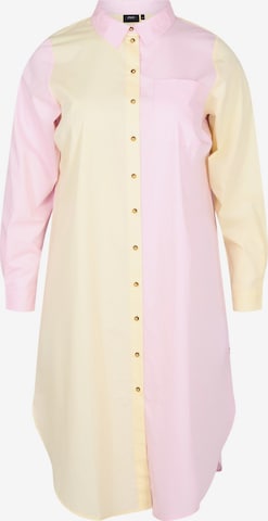 Zizzi Bluse 'Vlau' in Pink: predná strana