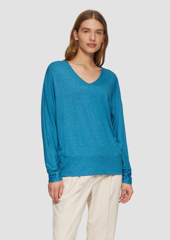 s.Oliver Shirt in Blauw: voorkant