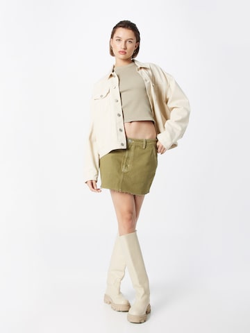 TOPSHOP Gebreide top in Beige