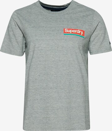 Superdry Shirt 'Vintage Core' in Grijs: voorkant