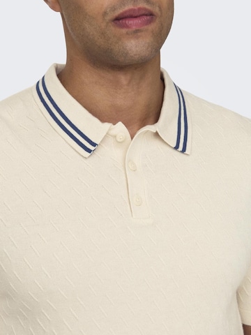 Only & Sons Pullover 'DENNIS' i hvid