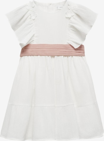 Robe 'Emmab' MANGO KIDS en blanc : devant