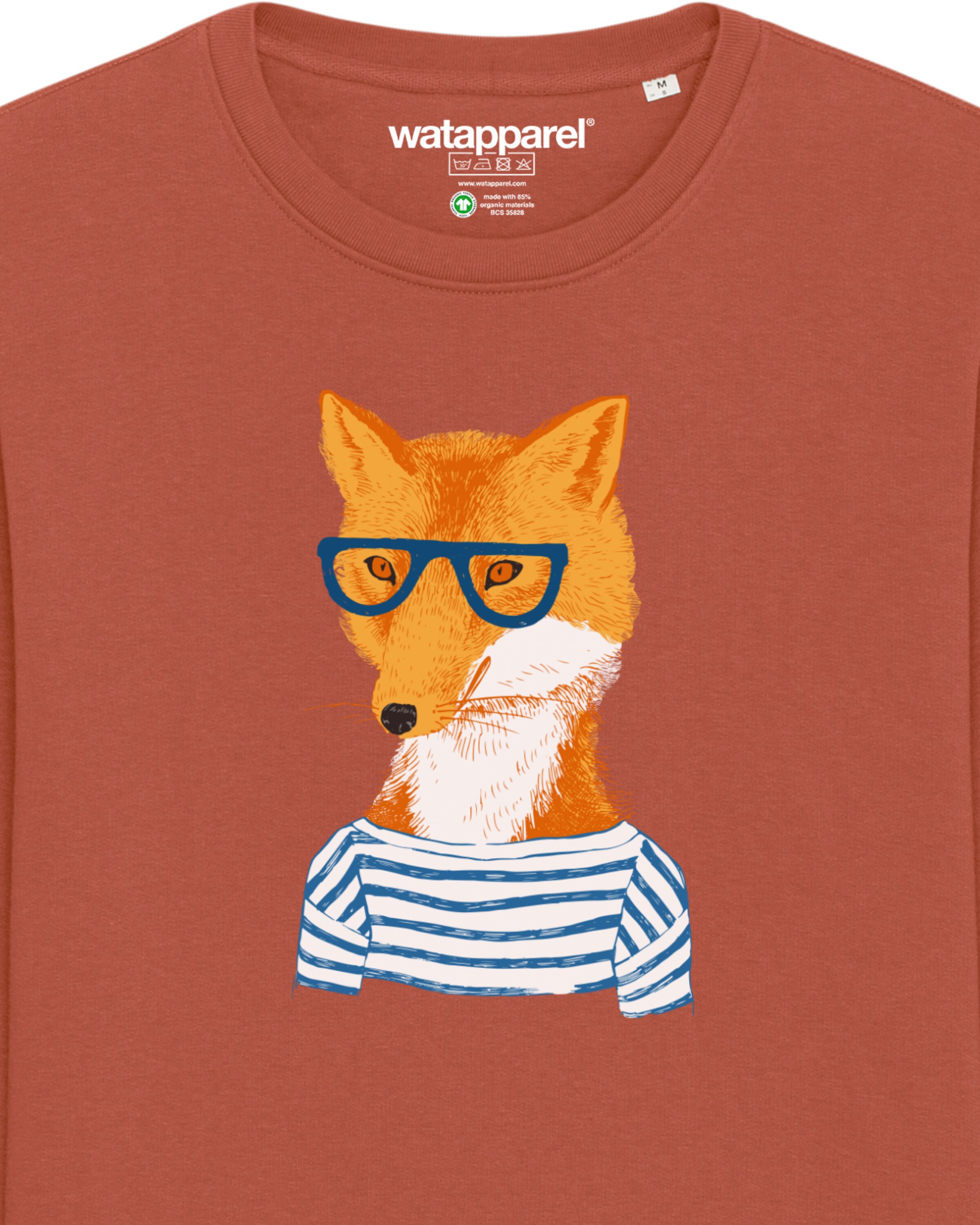 Watapparel Sweatshirt ' Fuchs ' in Braun