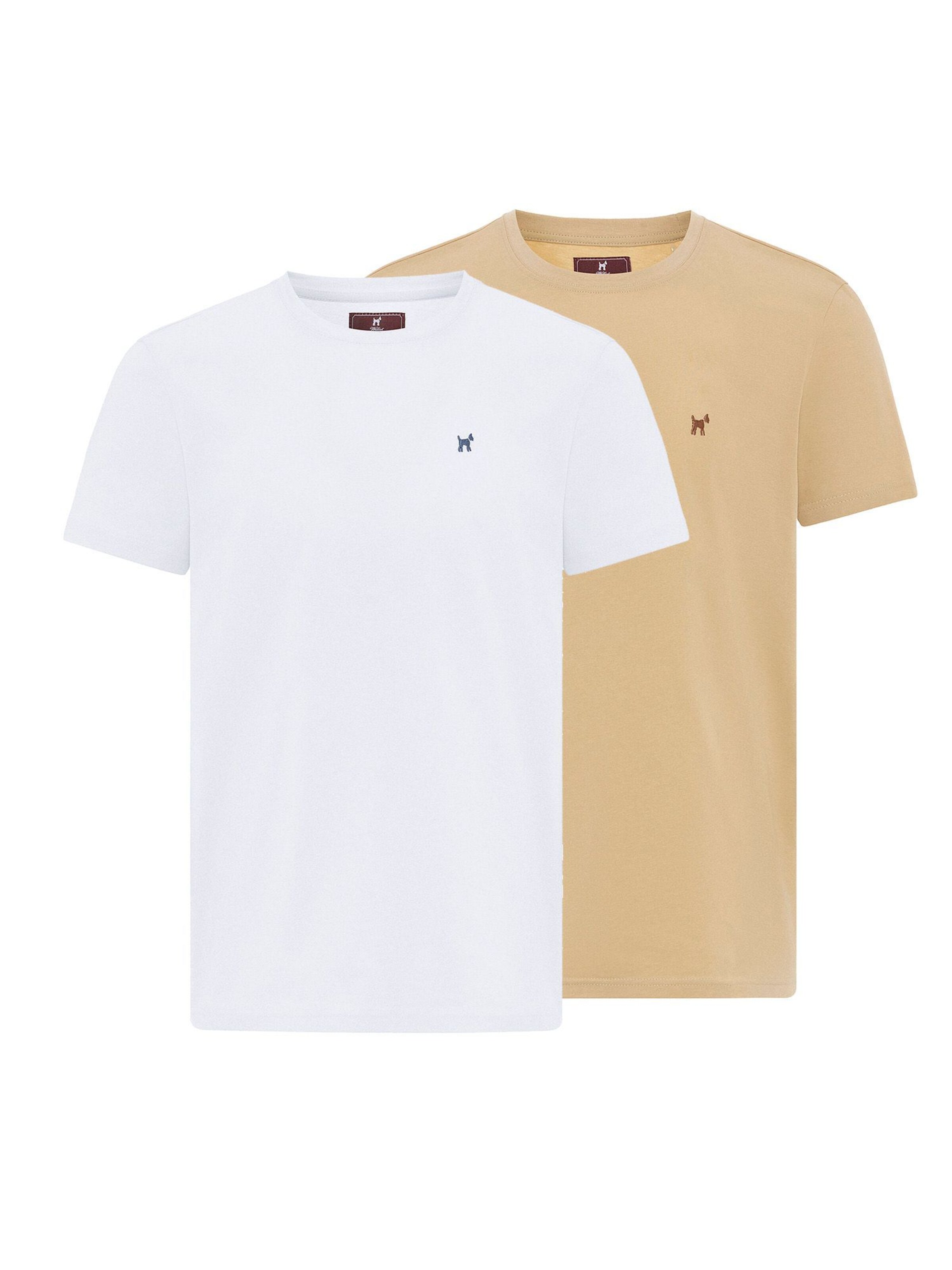 Williot T-shirt i beige: framsida