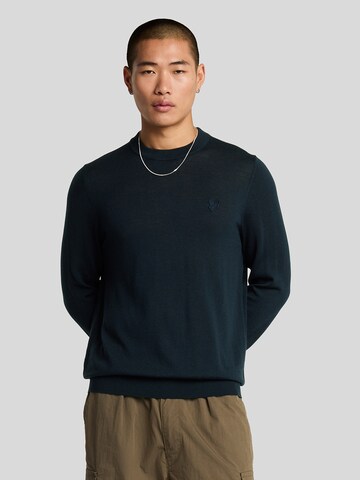 Lyle & Scott Trui in Blauw: voorkant