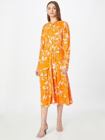 Y.A.S Shirt Dress 'PARIS' in Orange: front