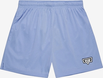 Bucketz Trousers in Blue: front