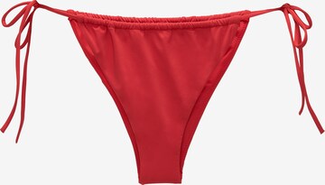 Pantaloncini per bikini di Pull&Bear in rosso: frontale