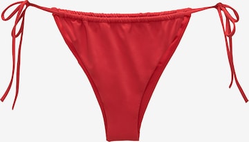 Bas de bikini Pull&Bear en rouge : devant