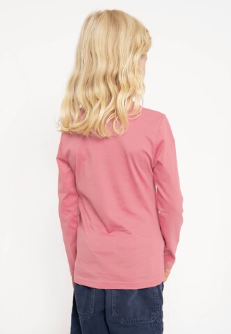LOGOSHIRT Langarmshirt 'Die Sendung mit der Maus - Ente' in Pink