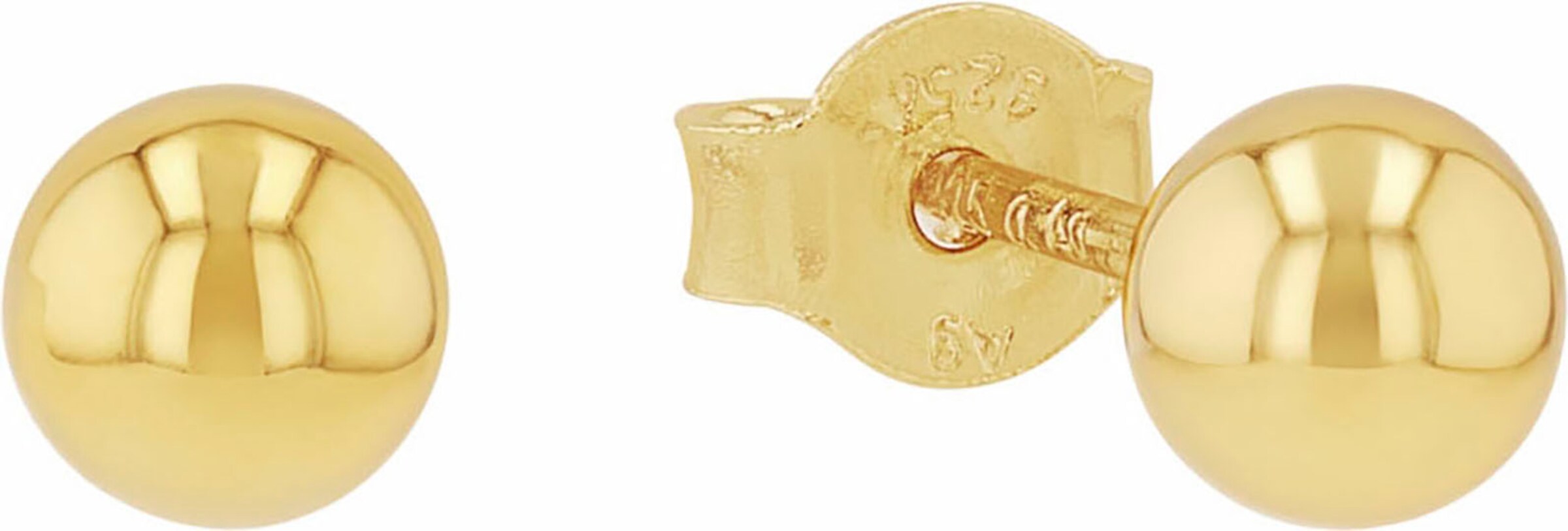 AMOR Ohrringe in Gold: Vorderseite