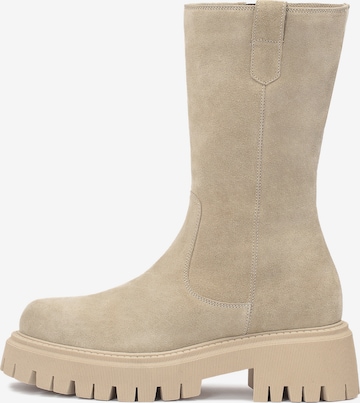 Bottes Kazar en beige : devant