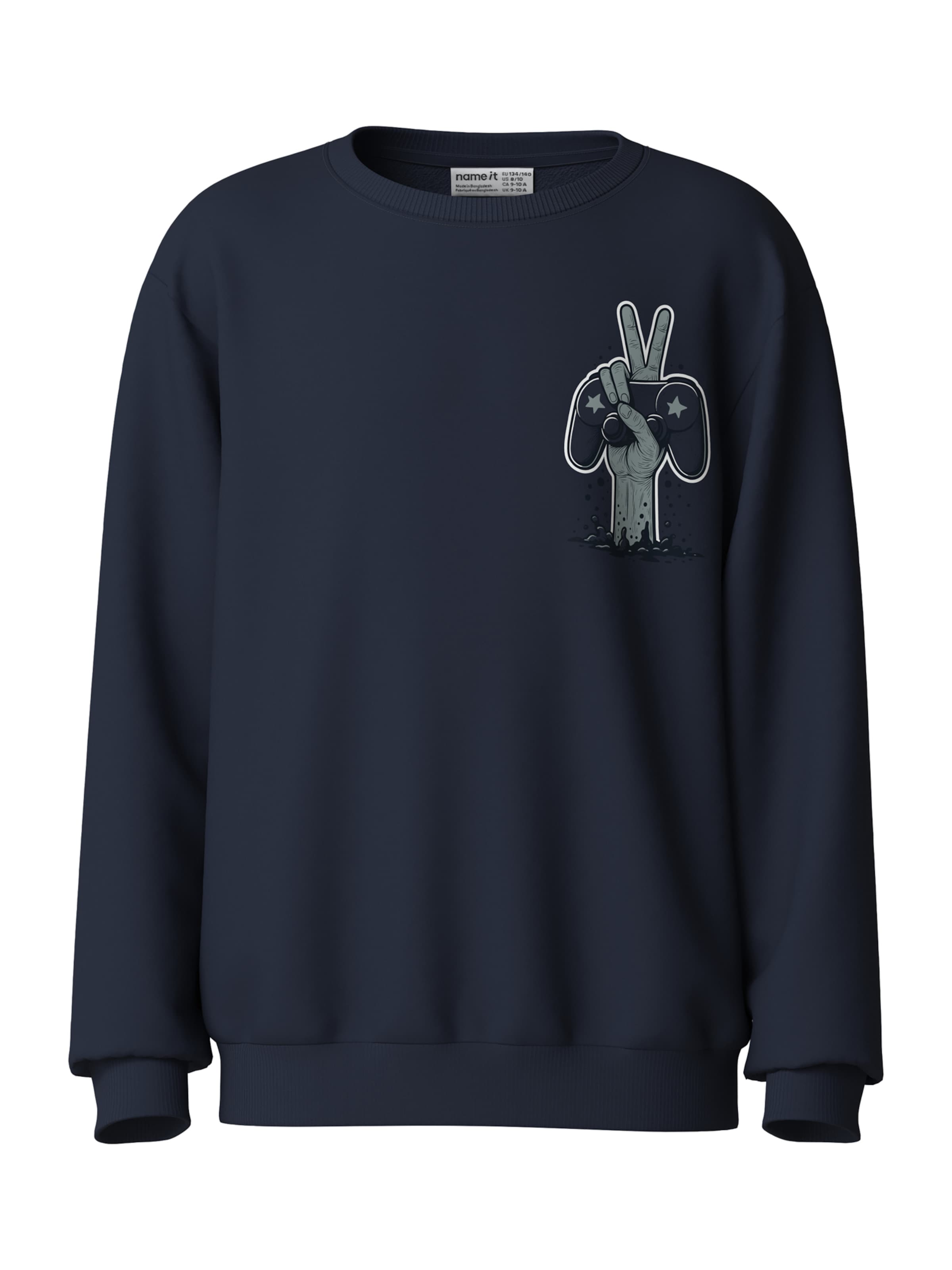 NAME IT Sweatshirt 'NKMVILDAR' in Blauw: voorkant