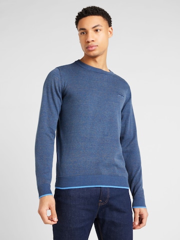 JACK & JONES Sweater 'BRANDY' in Blue: front