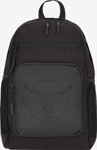 CHIEMSEE Rucksack 'Track n Day' in Schwarz: predná strana