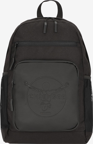 CHIEMSEE Backpack 'Track n Day' in Black: front