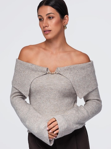 Ombre Sweater in Grey: front