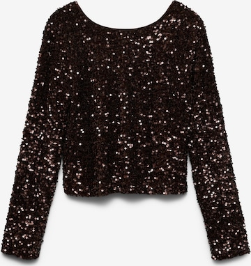 Maglietta 'LAILA' di VERO MODA in marrone: frontale