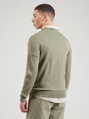 SELECTED Pullover 'SLHBERG' in Grün: Rückseite