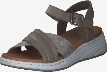 Rieker Sandals '64301' in Beige: front