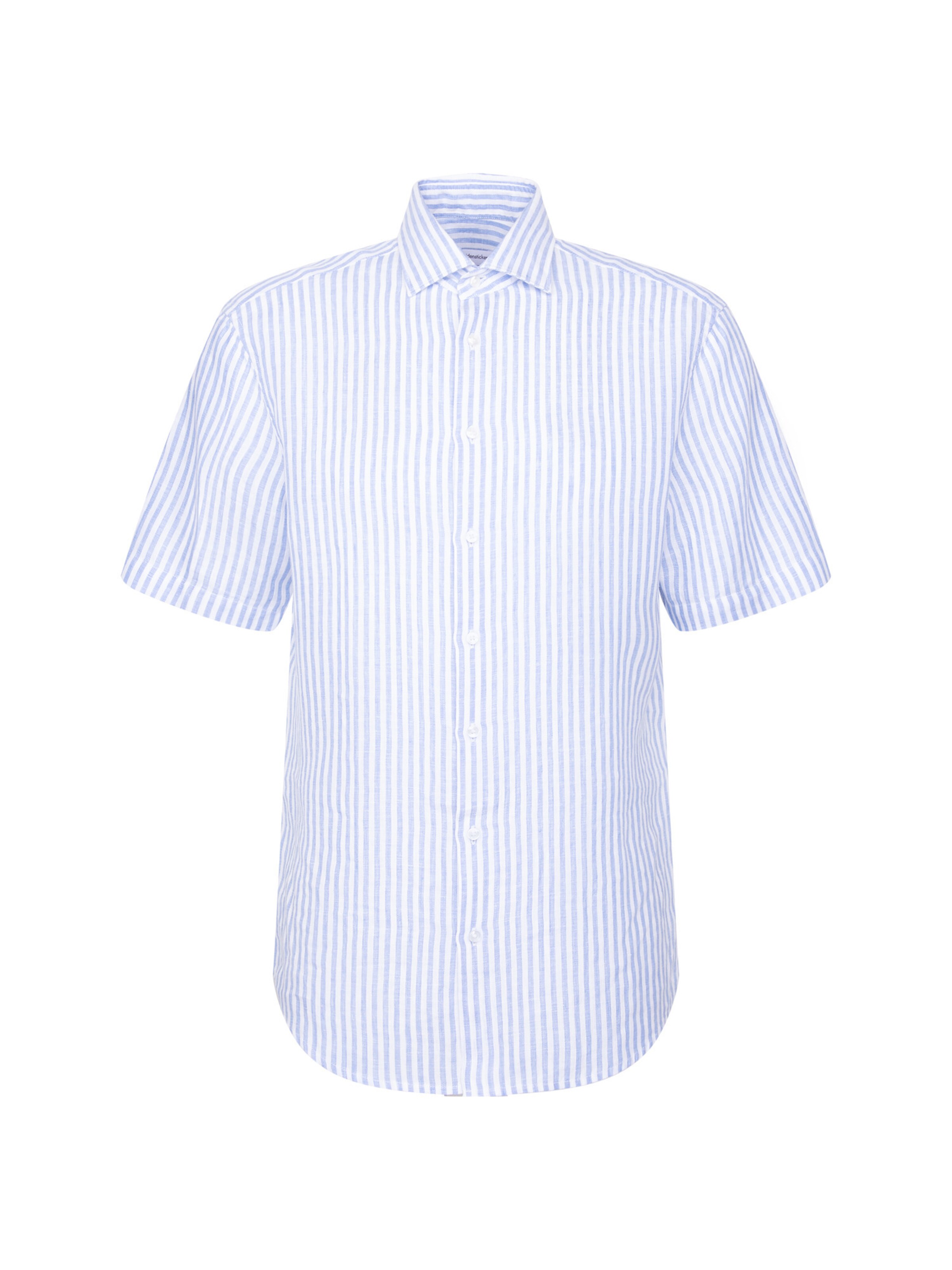 Chemise 'Smart Linen' SEIDENSTICKER en bleu : devant