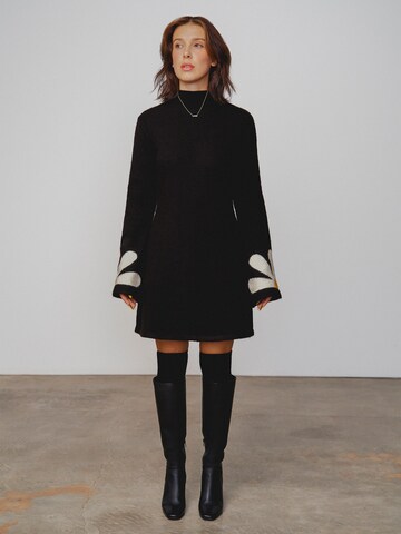 Abito in maglia di florence by mills exclusive for ABOUT YOU in nero: frontale